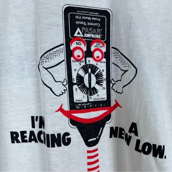 Vintage 1970s Pasar Amprobe T-Shirt Fits like Large - Picture 4 of 7